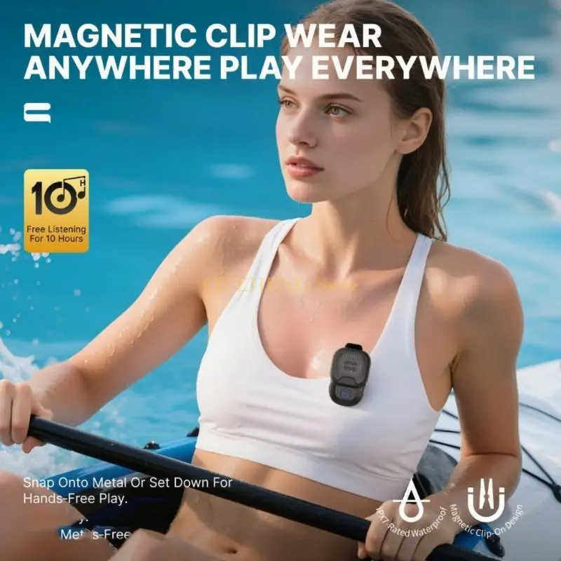 스포츠를위한 E56B 미니 스피커 IPX7 방수 600mAh 배터리 빌트 MICS