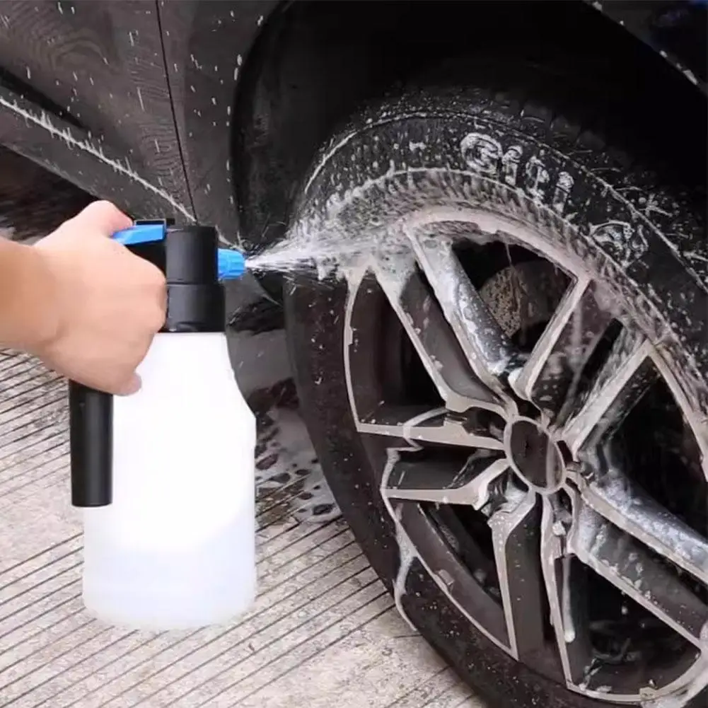 Electric Foam Sprayer For Car Wash USB 2600mAh Lithium Battery Foam Lance EnduranceCar Wash Towel Foam WashFoam Generator 1.5L