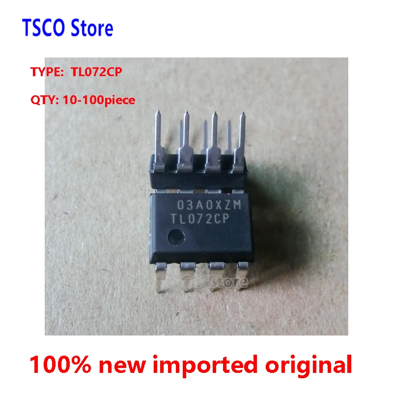 (10-100 Parte/LOTE) TL072CP TL072  Novo áudio original