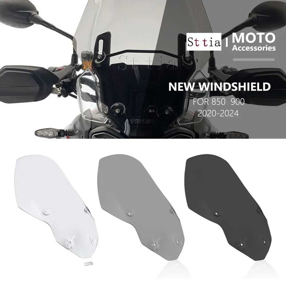 

Мотоцикл Tiger 850 Tiger 900 новое регулируемое лобовое стекло для Triumph Tiger 850/900, высококачественный экран 2020 2021-2024