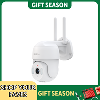 Blurams 2K 2.4G Wi-Fi Home Security Camera Outdoor, 360° PTZ Camera Outside with Motion Tracking, Color Night Vision, 2-Way Talk