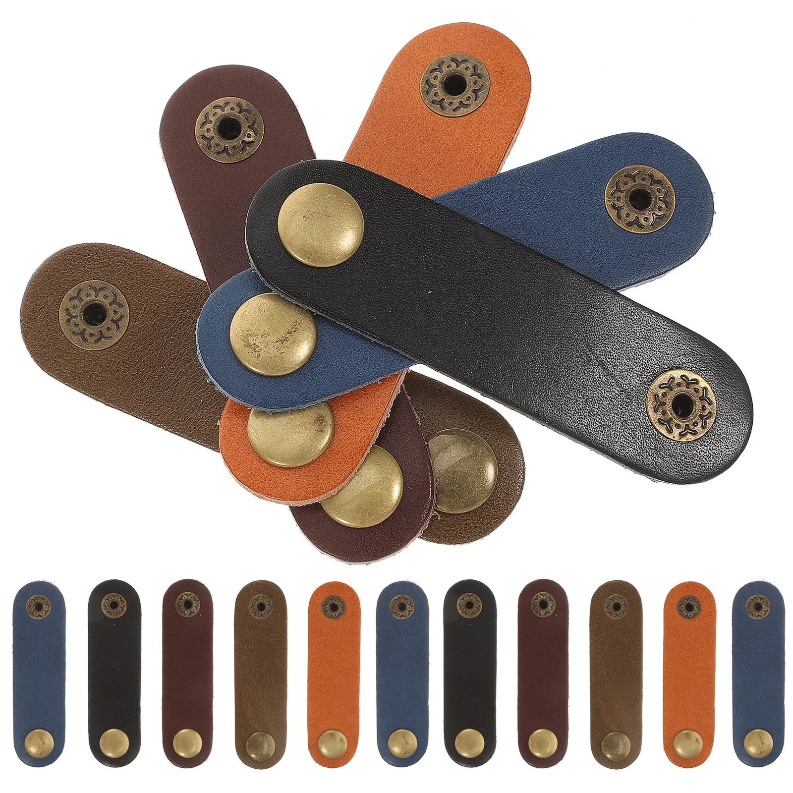 

16pcs Cable Organizer Cord Holder For Desktop Management Clips Compatible With Charging Data Cables Headset Winder