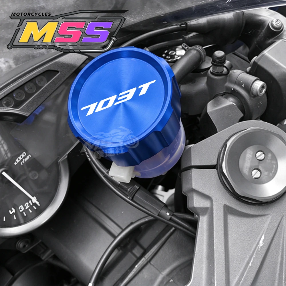 HOT SALE Front & Rear Brake Fluid Reservoir Cover Engine Plug Oil Filler Cap for ZONTES 703 703T Adventure ZT703T Caps Parts