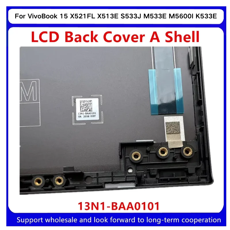 Kailxuling VivoBook 15 X521FL X513E S533J M533E M5600I K533E LCD 뒷면 커버 후면 뚜껑 A 쉘 13N1-BAA0101의 새로운 기능