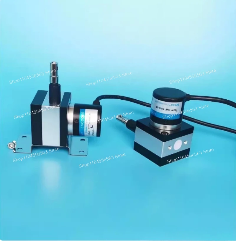 Pull Wire Encoder Displacement Sensor, Linear Pull Rope Encoder, Length Measuring Instrument