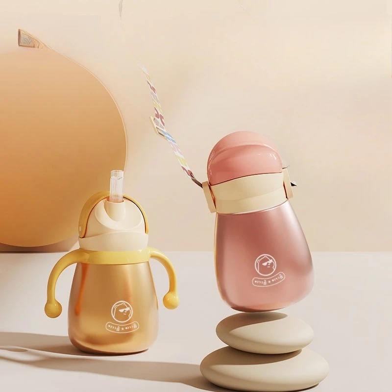 tazza-di-paglia-isolata-per-bambini-tazza-da-addestramento-per-bambini-bottiglia-d'acqua-da-viaggio-a-becco-d'anatra-materiale-in-acciaio-inossidabile-316