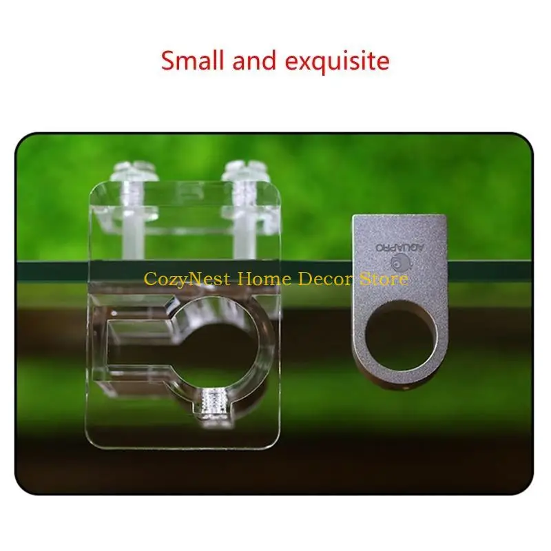92MF Aquarium Filter Inflow/Outflow Lily Pipe Fixture Water Changer Hose Holder Adjustable Multifunction Mounting Clip