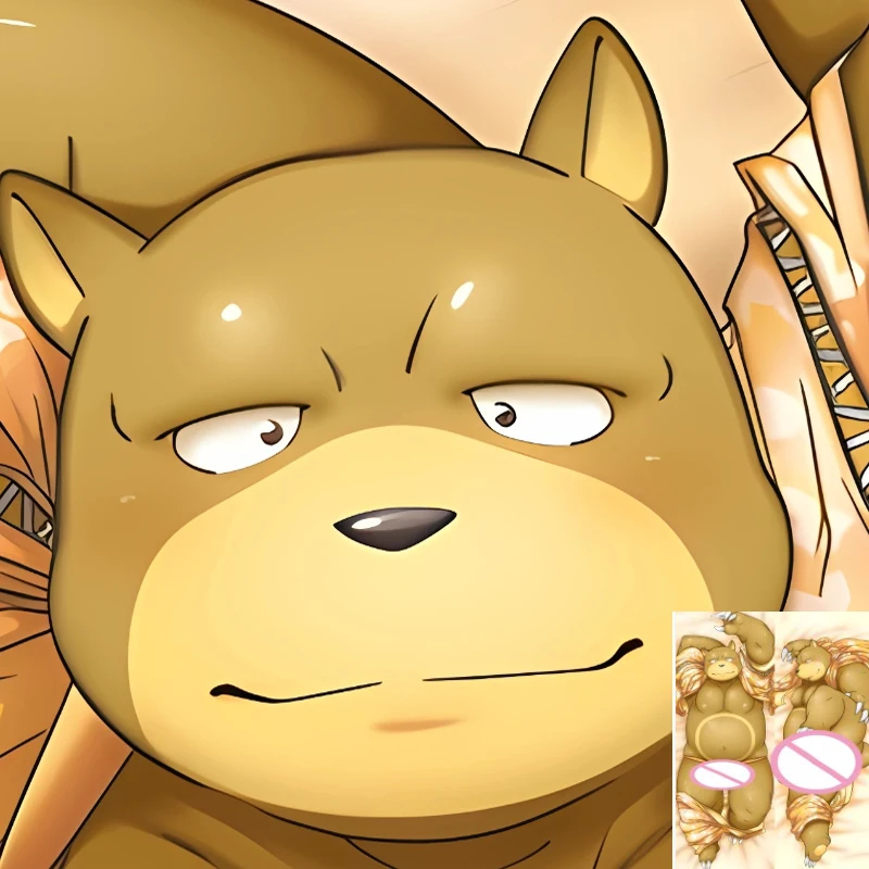 

Juuichi Mikazuki Fluffy Orcus Furry Anime Dakimakura Pillowcase Double-sided Print Hugging Body Bedding Pillow Cover Case