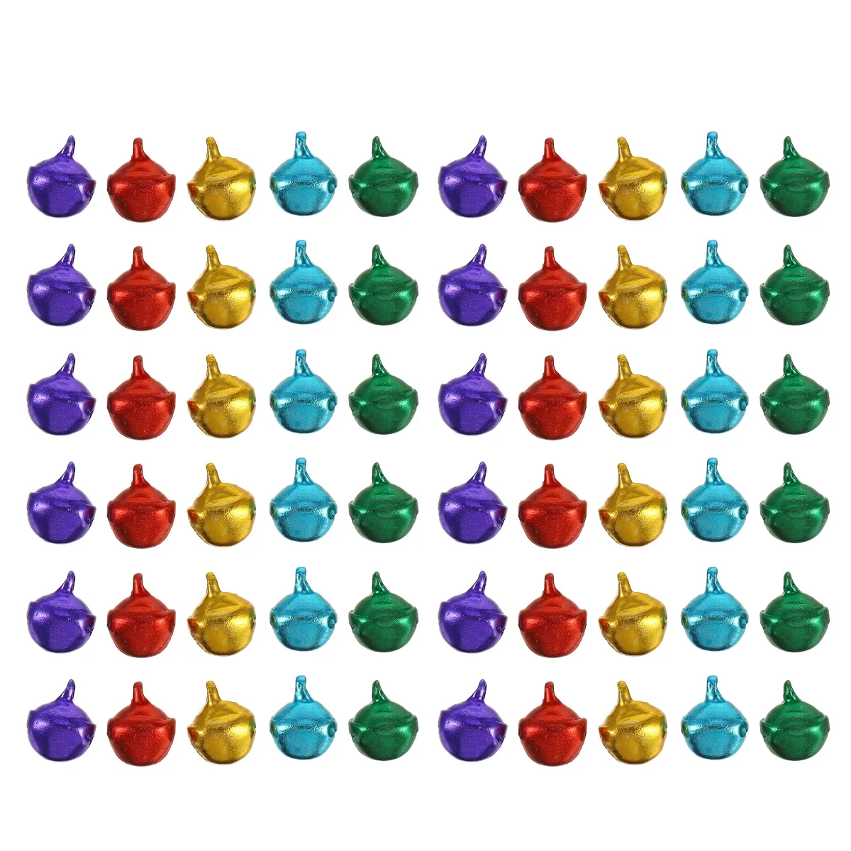 

300Pcs Metal Bells Accessories Christmas Jingle Bells DIY Craft Jewelry Storage Box Lightweight Antioxidation
