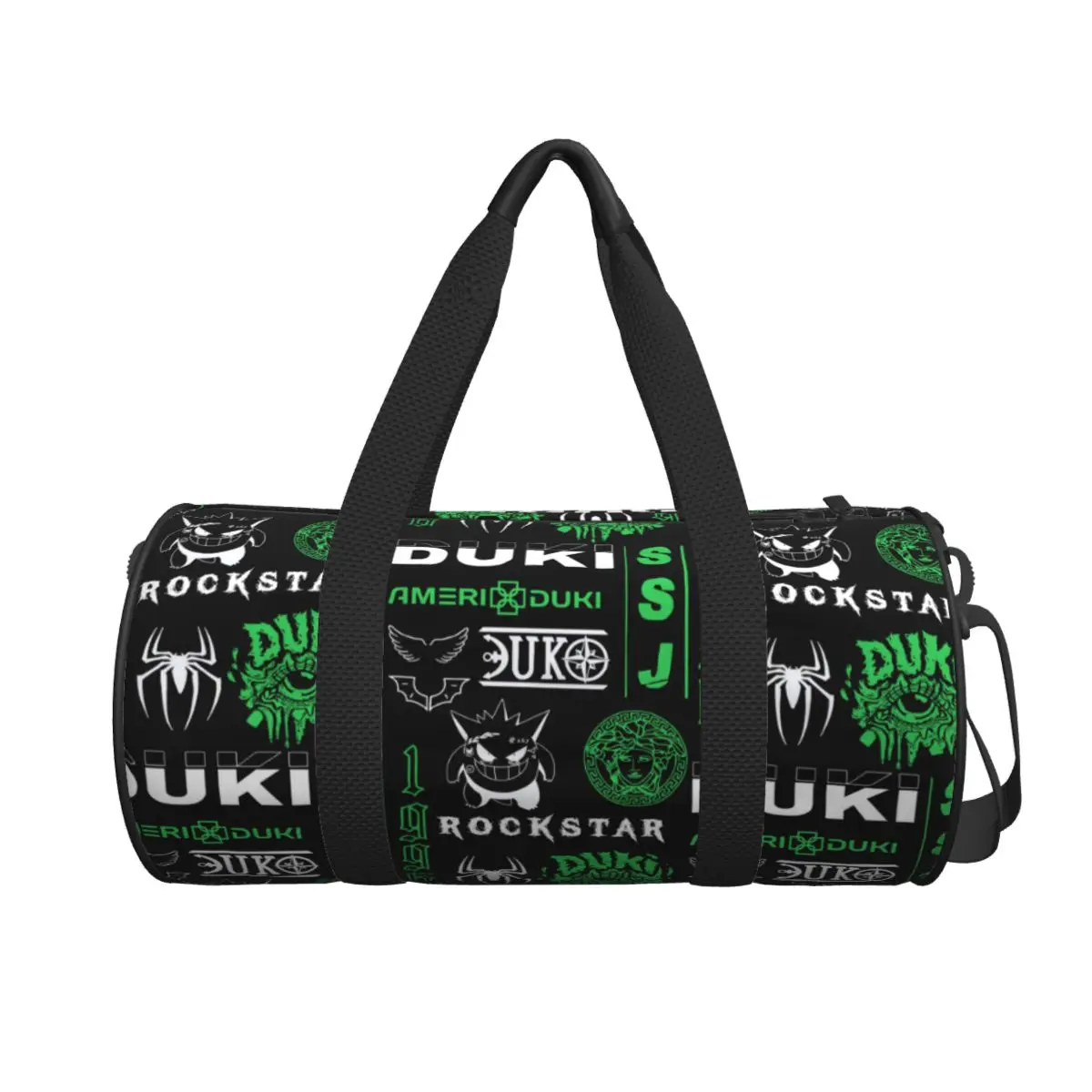 

Duki Fleece Reggaeton Latin Trap Pop Rap Large Duffle Gym Bag Multi-Functional Duffle Travel Bags Handbags Fitness bag