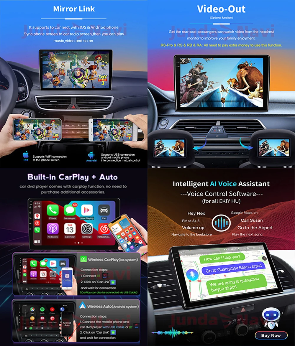 Android 14 Carplay Car Radio For Volkswagen VW Passat B6 B7 B8 CC 2007 - 2021 Multimedia Video Player Navigation GPS Stereo 2Din