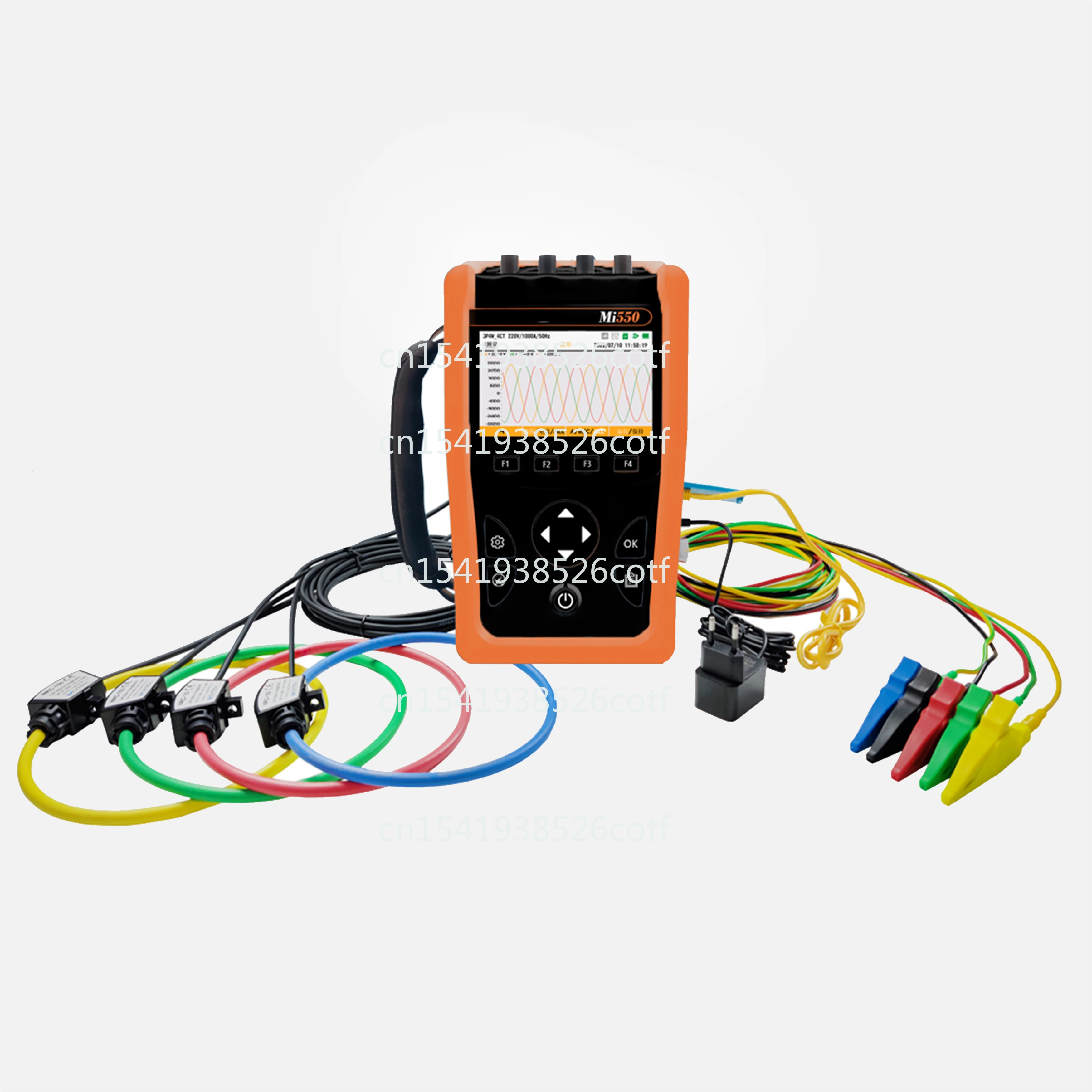 Power Quality Analyzer, Three-Phase Power, Harmonics, Handheld, Waveform, Recording Mi550
