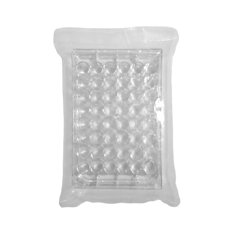 Plastic Hemagglutination Reaction Plate Blood Polystyrene Petri Dishs Sterile individual package 48 holes