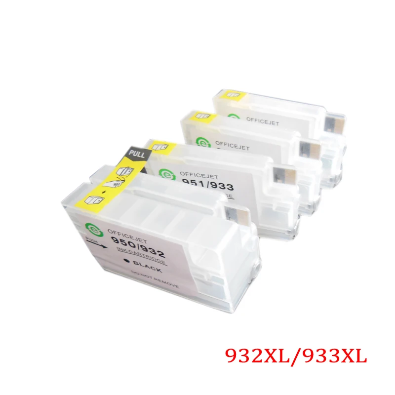 Para hp 932 933 cartucho de tinta recarregável vazio para hp 932xl 933xl para hp officejet 6100 6600 6700 7110 7610 7612 7510 7512 impressora
