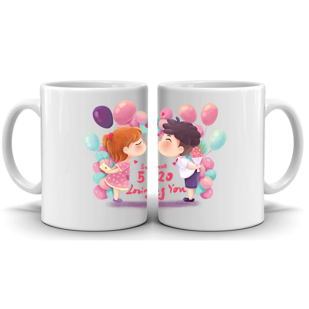 Imagem -02 - Caneca de Café de Caixa de Cerâmica Ondulada Custom Color Design Gaming Personalização Completa de Impressão Personalizável 12 11 oz