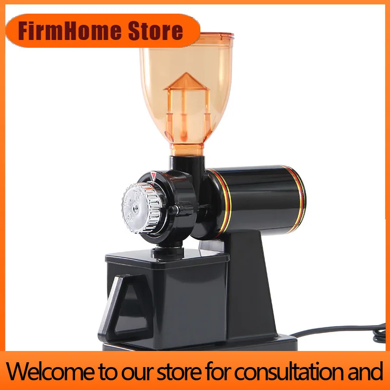 FirmHome Store Semi-automatic Coffee Grinder, Mini Electric Coffee Bean Miller, Household Pulverizer