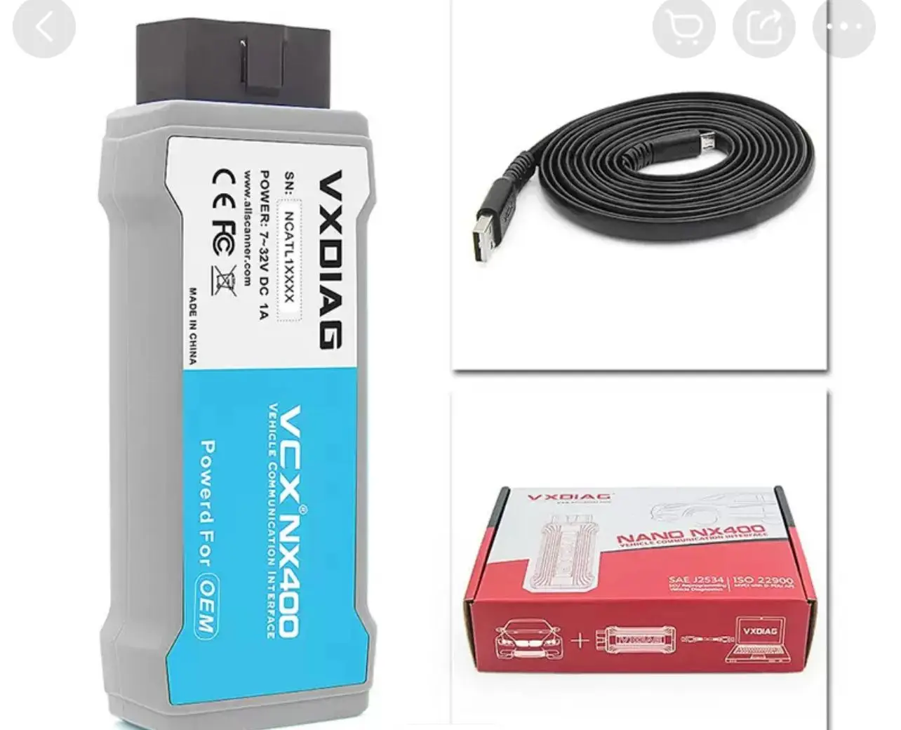 VX-DIAG V-CX NX400 for TOYOTA Programming Tech-stream Auto Diagnostic Tools ECU Coding Code Reader Scanner SSD in D630 Laptop