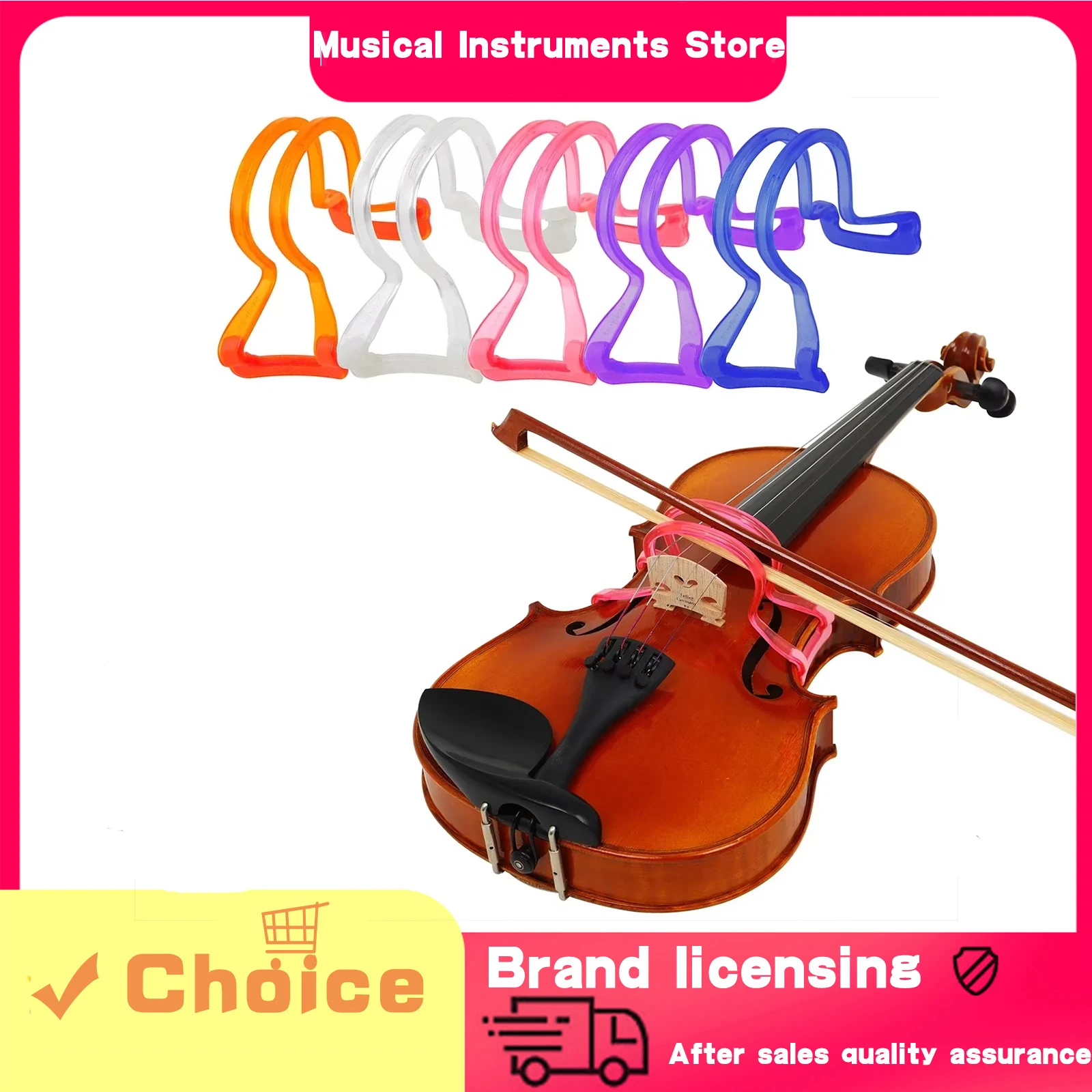 IRIN Violin Bow Straightener 4/4 3/4 1/2 Universal Acrylic Multiple Colors Corrects Bow Posture Tough Durable Violin Accessories