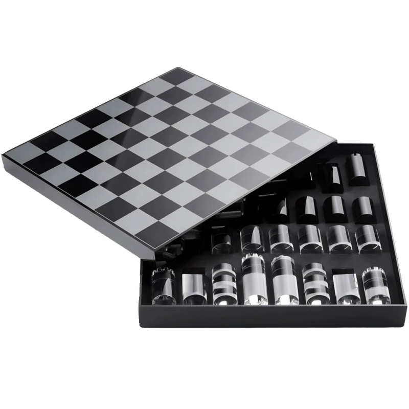 

High-end chess minimalist chess board set artistic ornaments