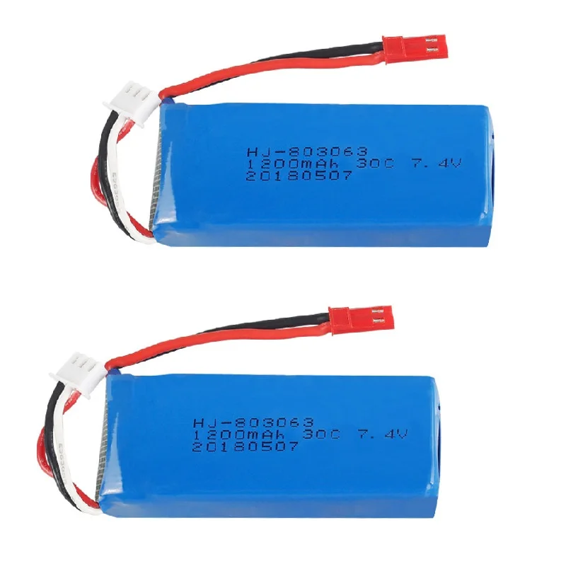 7.4v 1200mAh Lipo Battery  For  Tarantula X6 H16 RC Drone Quadcopter 2S 7.4V battery for WLtoys V666 V262 V323