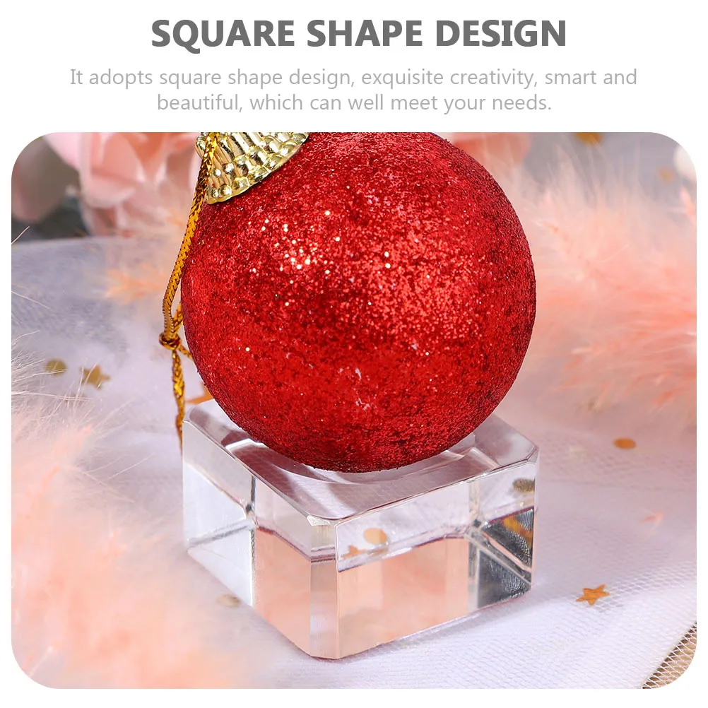 

Luxshiny Crystal Holder Stand for Office Desk Home Decor Display Base Furniture Accessory