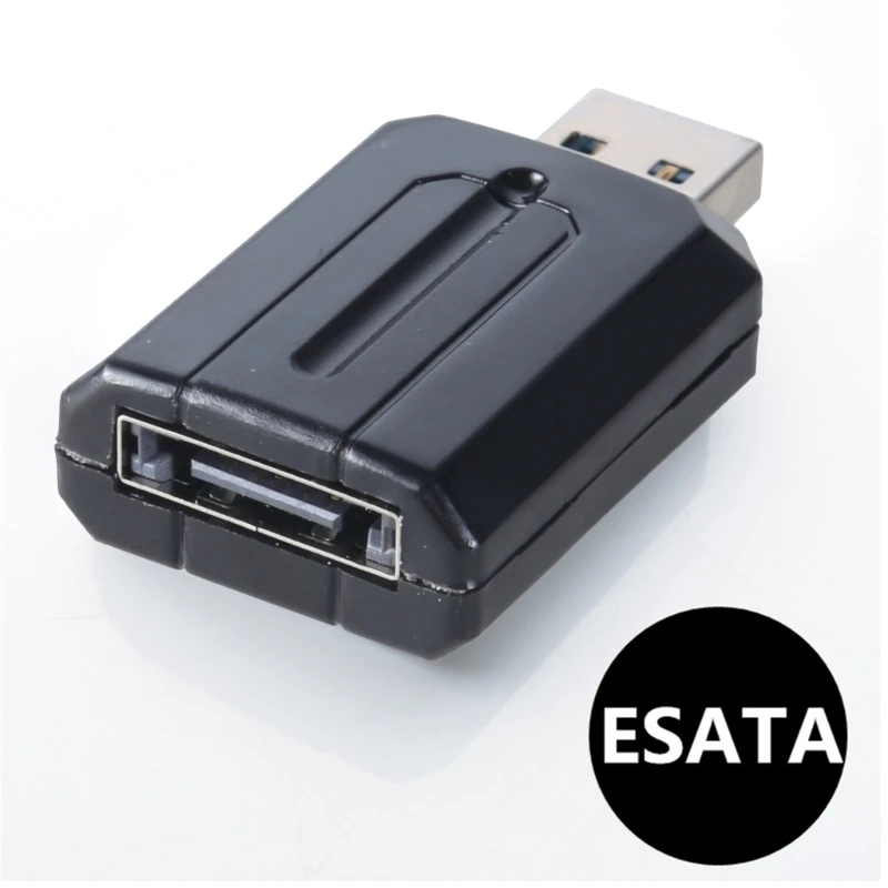 Adaptador USB a material ABS /USB a conectores convertidores eSATA con chipset JM539 intercambiable en caliente