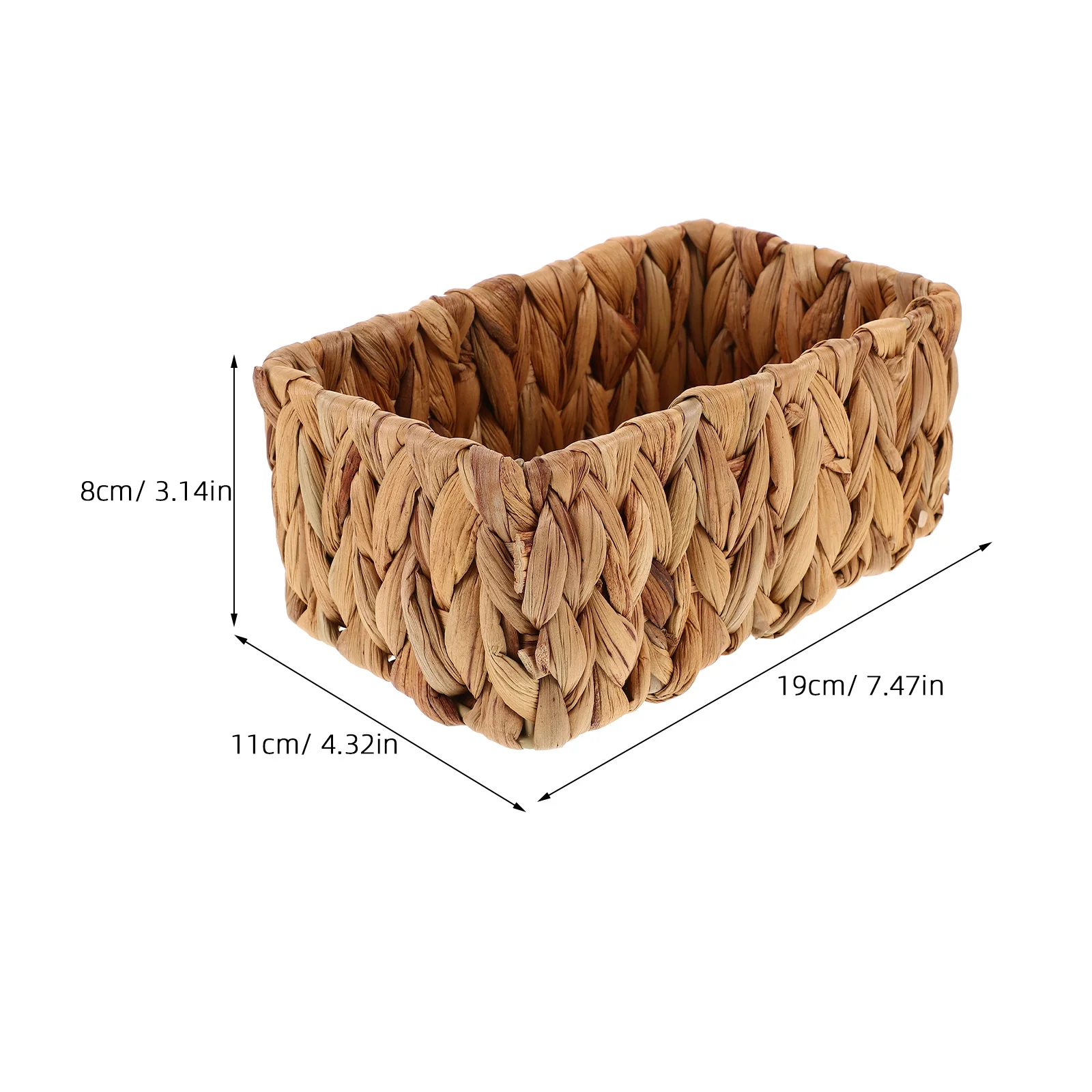 손으로 짠 해초 수납 바구니 소형 데스크탑 정리함 욕실 장식 바구니 잡화 과일 간식 보관함