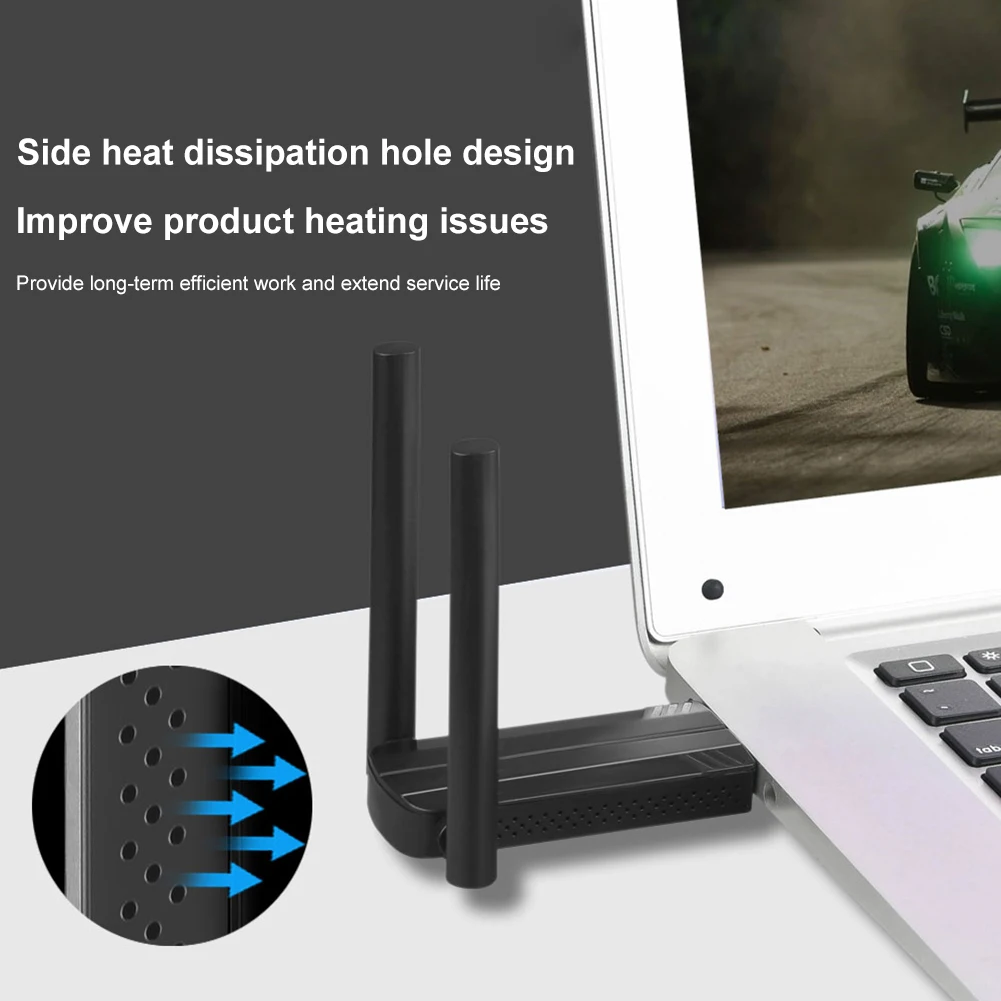 محول USB 3.0 محرك محول شبكة مجاني واي فاي دونغل يدعم نظام التشغيل Windows Vista/XP/7-11/Linux OS/ OS للكمبيوتر الشخصي