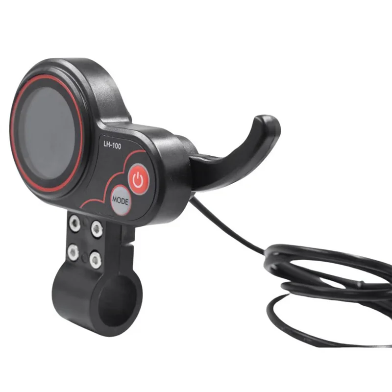 

New Arrival LH100 LCD Display Dashboard 24V-60V Throttle Meter Replacement For Kugoo Electric Scooter/Ebike LCD Display Speedome