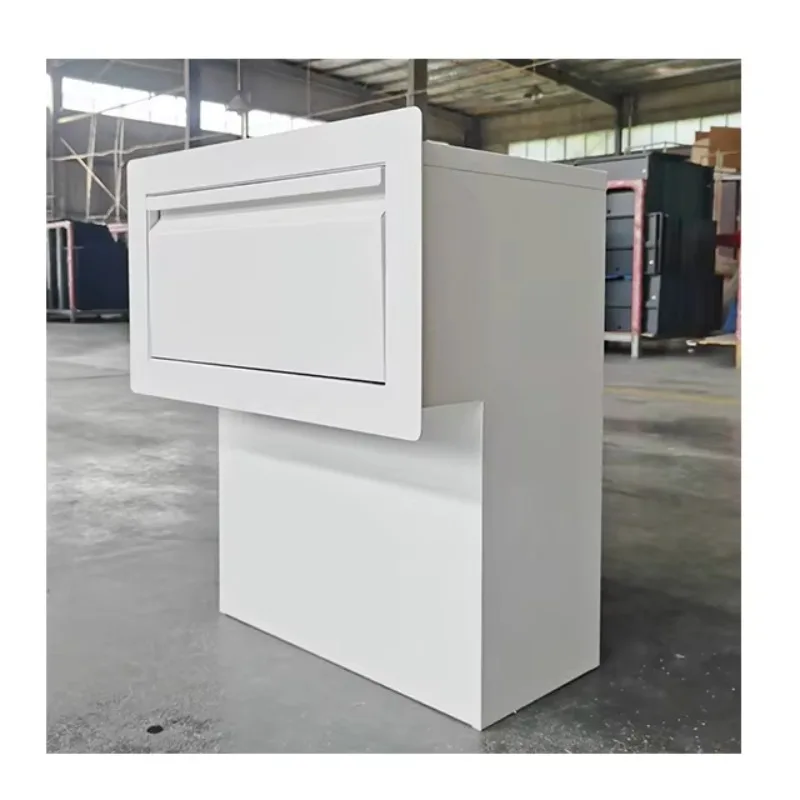 Wholesale Fence Installable Post Steel Mailbox Outdoor Metal Letter Mailbox Package Delivery