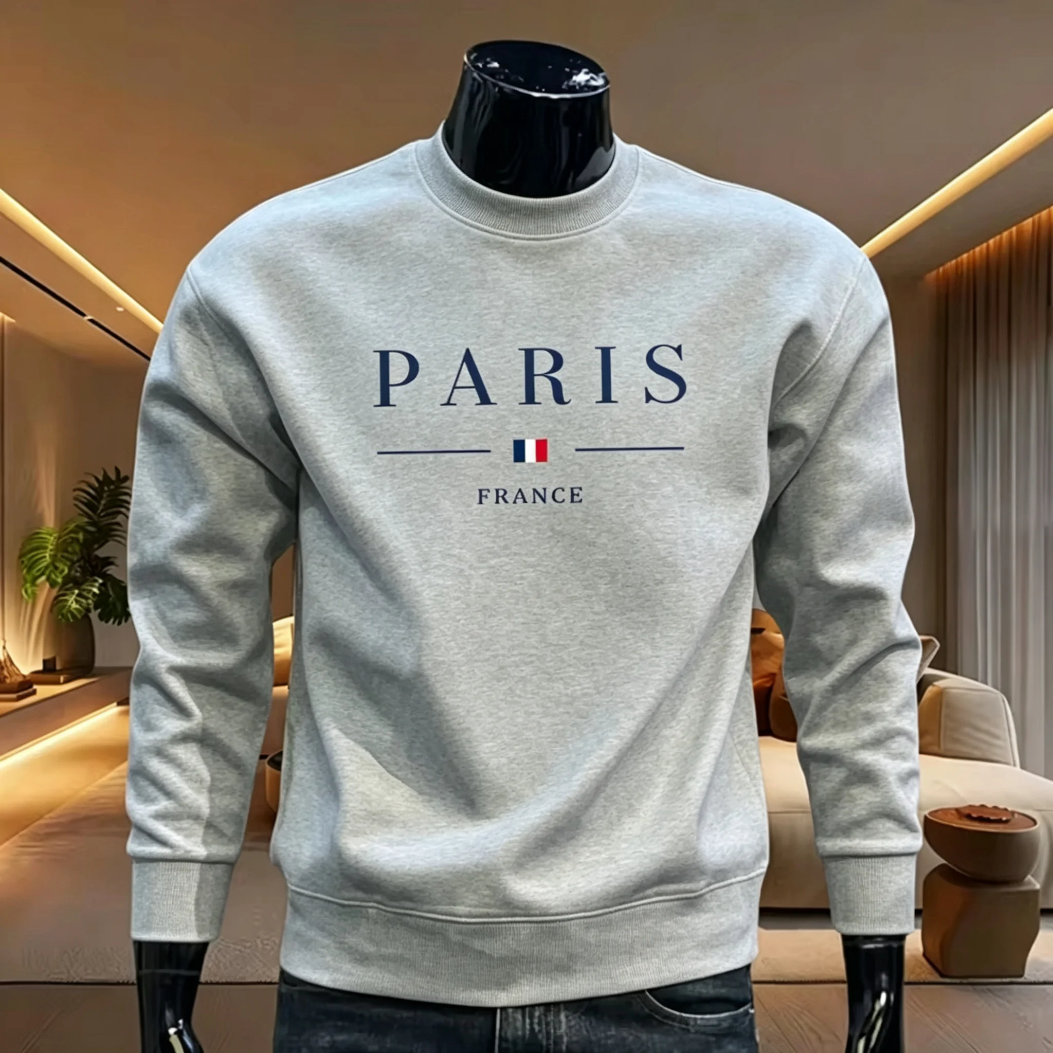 O-Neck Casual Herren-Sweatshirts mit Aufdruck, Oberteile für Outdoor-Sport, Jogging, Herrenbekleidung, vielseitiger Pullover, Alltags- und Streetwear. – Detail 10