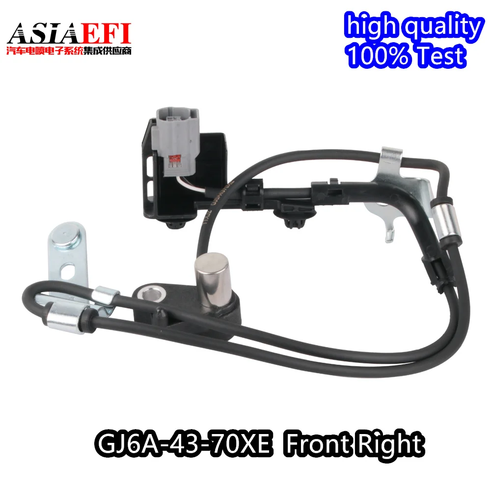 

ASIAEFI high quality Front Right GJ6A-43-70XE ABS Sensor Wheel Speed Fit For Mazda 6 1.8 2.0 2.3 GJ6A4370XE