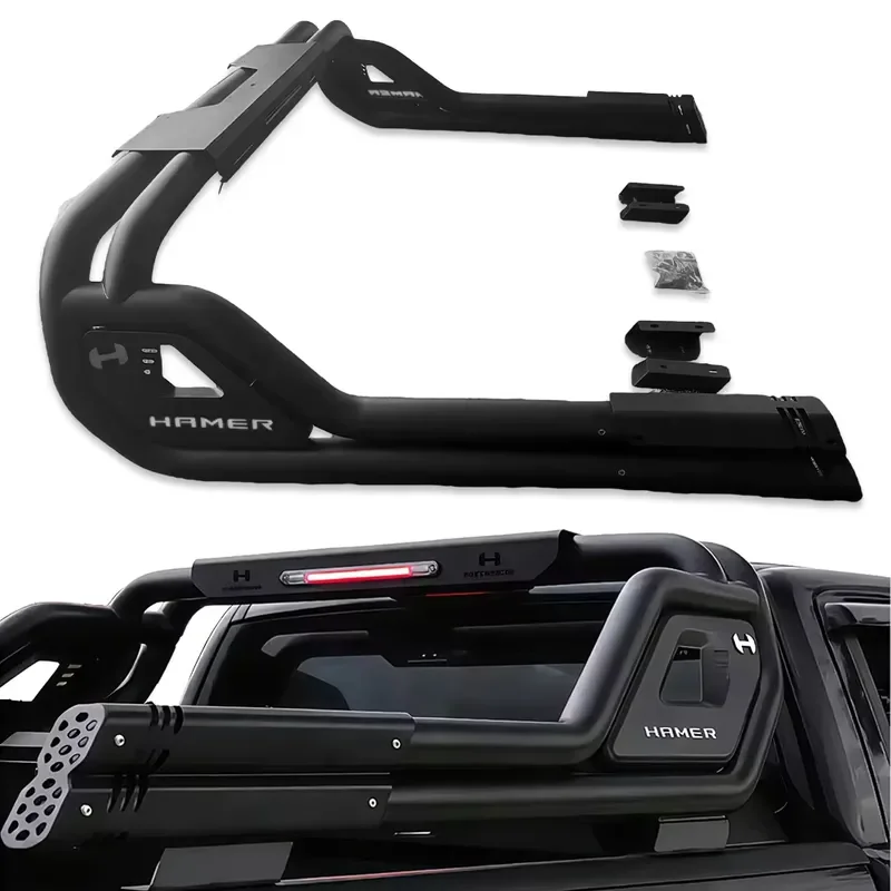 for HM Steel Roll Bar for Ranger Hilux Revo Rocco Vigo Triton L200 Pick up Truck 4x4 Universal Sport Roll Bar