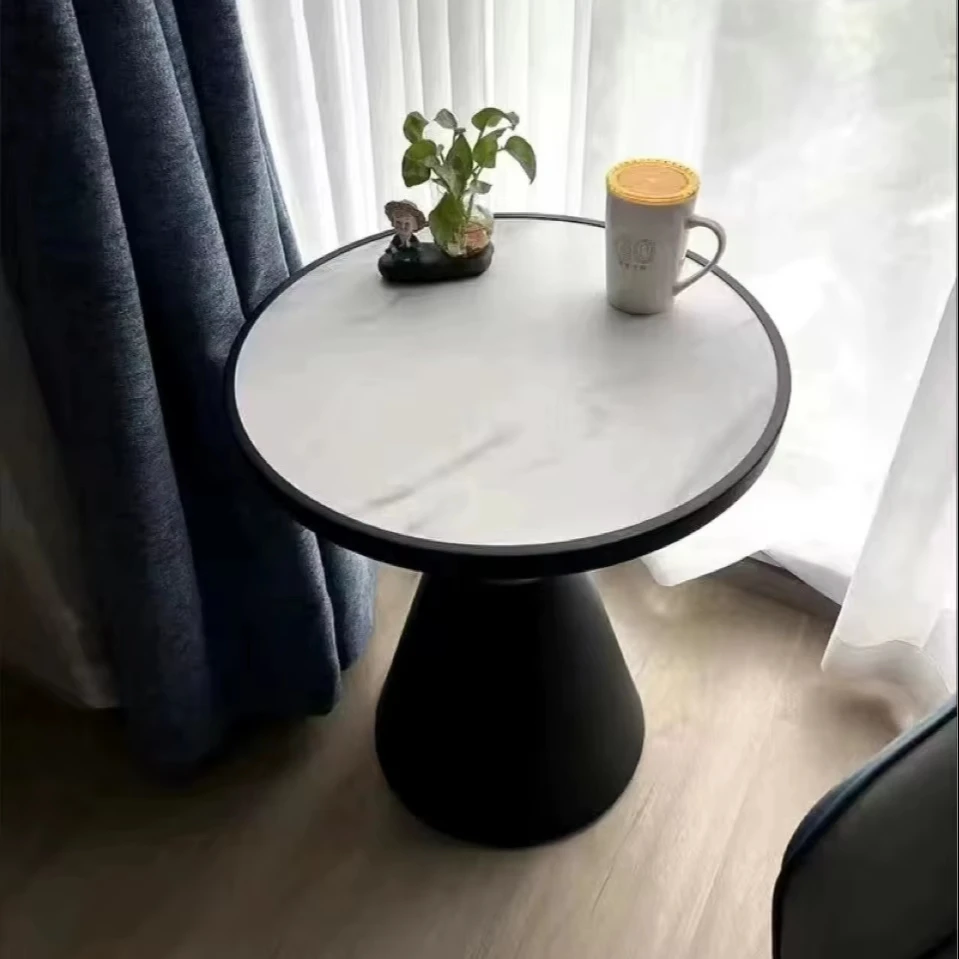 

eh-Outdoor Indoor Living Room Dining Room Café, Custom Size Metal Stainless Steel Table Legs Round Marble Modern Coffee Table%