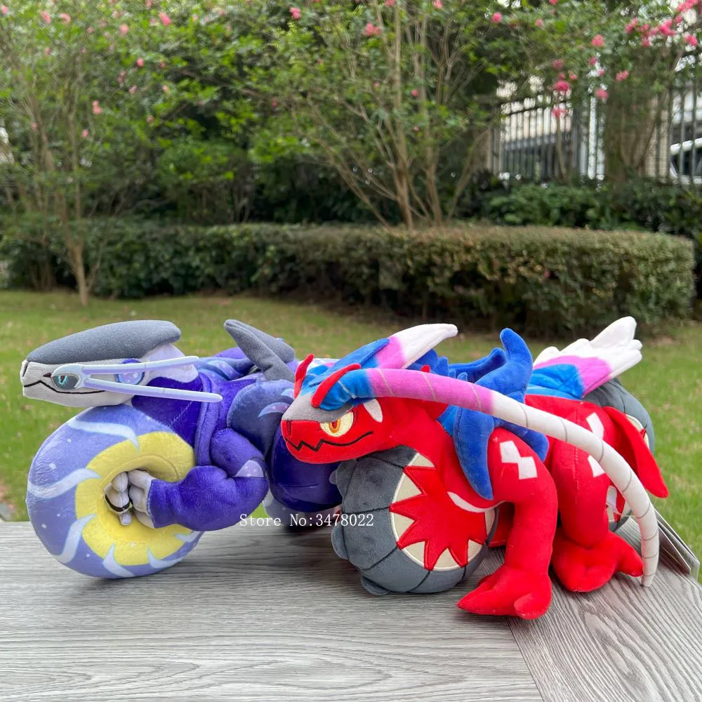 Pokemon Plush Toys Koraidon Miraidon Motorcycle form Stuffed Toy High Quality Soft Doll Gift