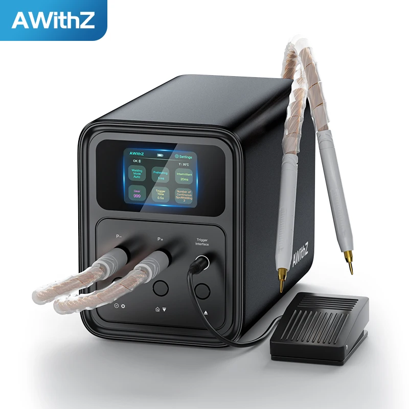 Awithz P90C P120D High quality new  capacitor energy storage spot welding machine aluminum copper steel 18650 battery welding