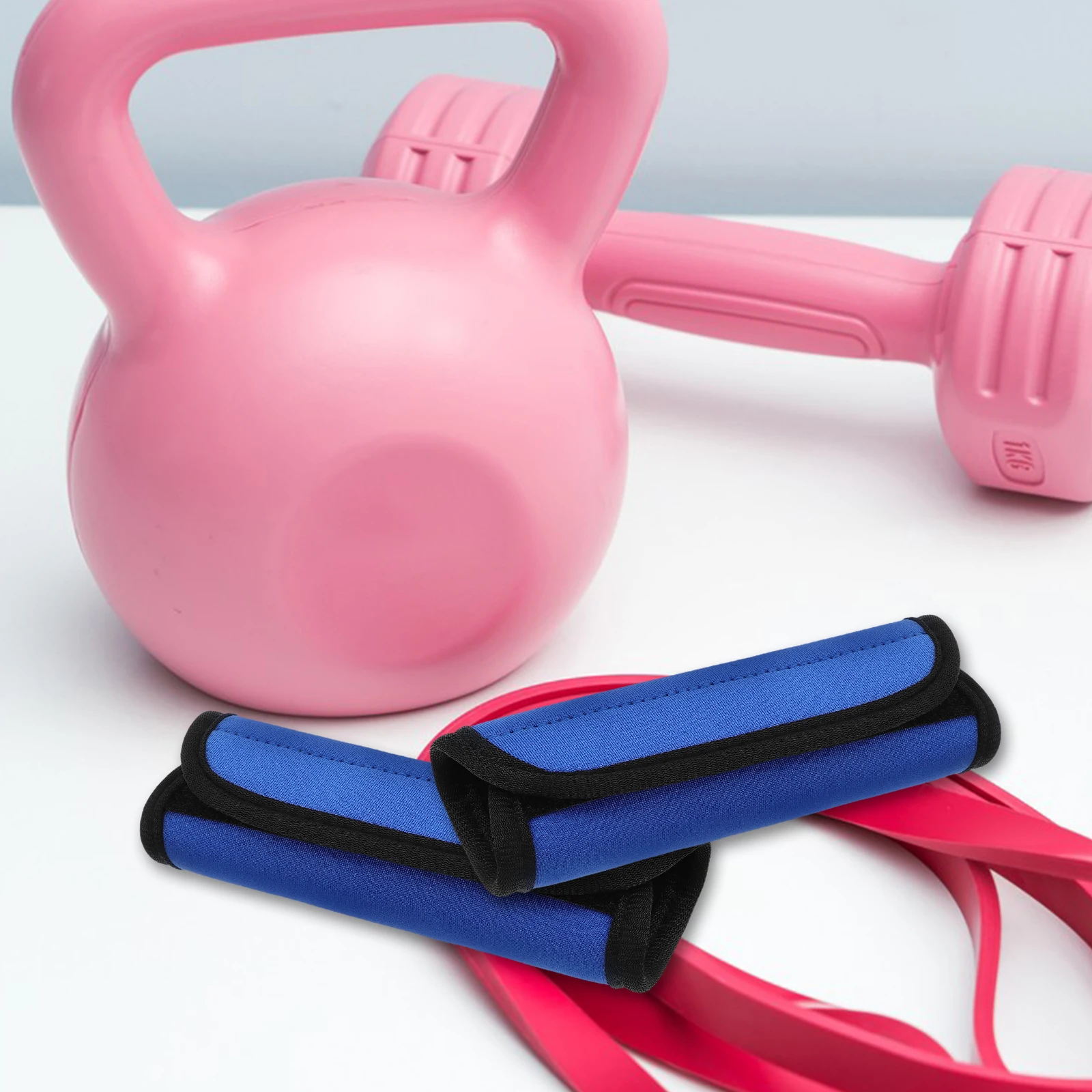 

4Pcs Removable Grip Pads for Horizontal Bars Doorway Pull-Up Handle Cover Anti-Slip Exercise Protector Gym Accessories Women