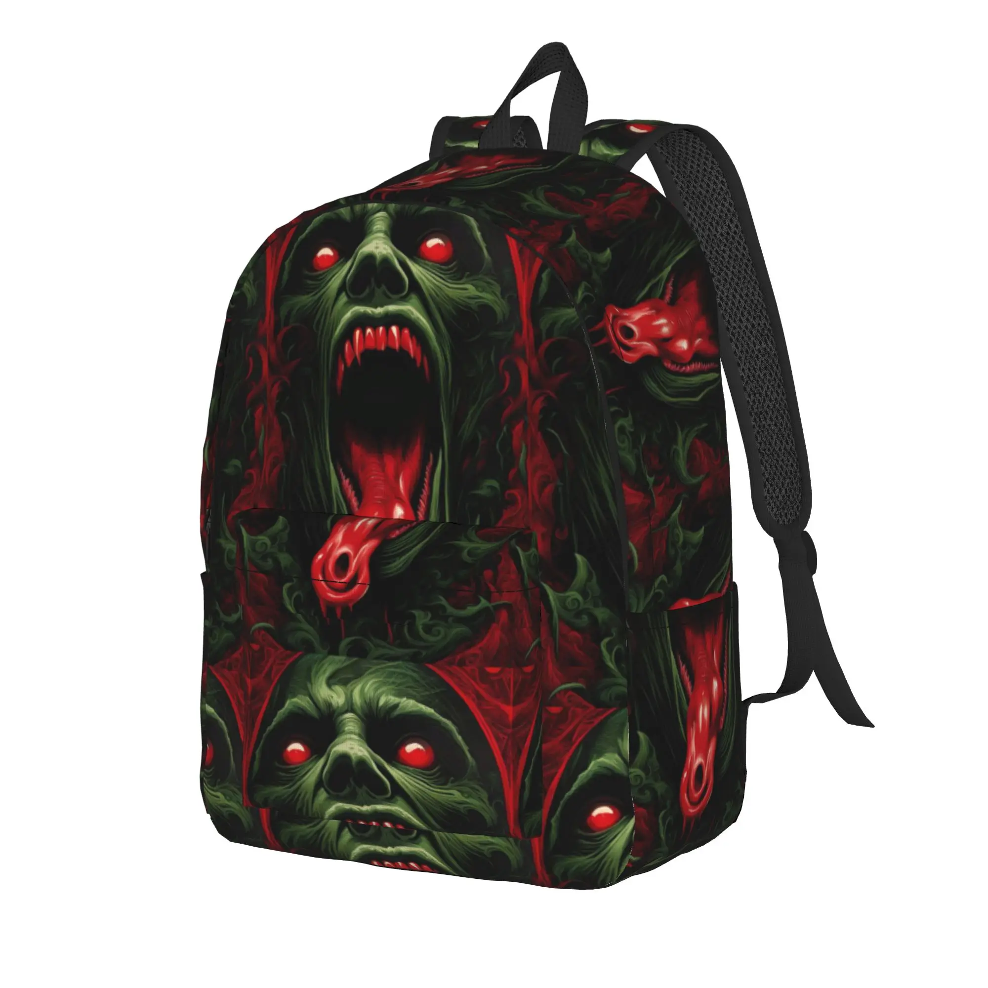 Horror Giant Mouth Demon Monster Backpack Boy  Big Backpacks Polyester Funny High School Bags College Design Rucksack