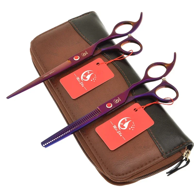 

Japan 440C 7 inch Hair Cutting Scissors Professional Hairdressing Thinning Clippers Salon Haircut Shears Barber Scissors A0134A