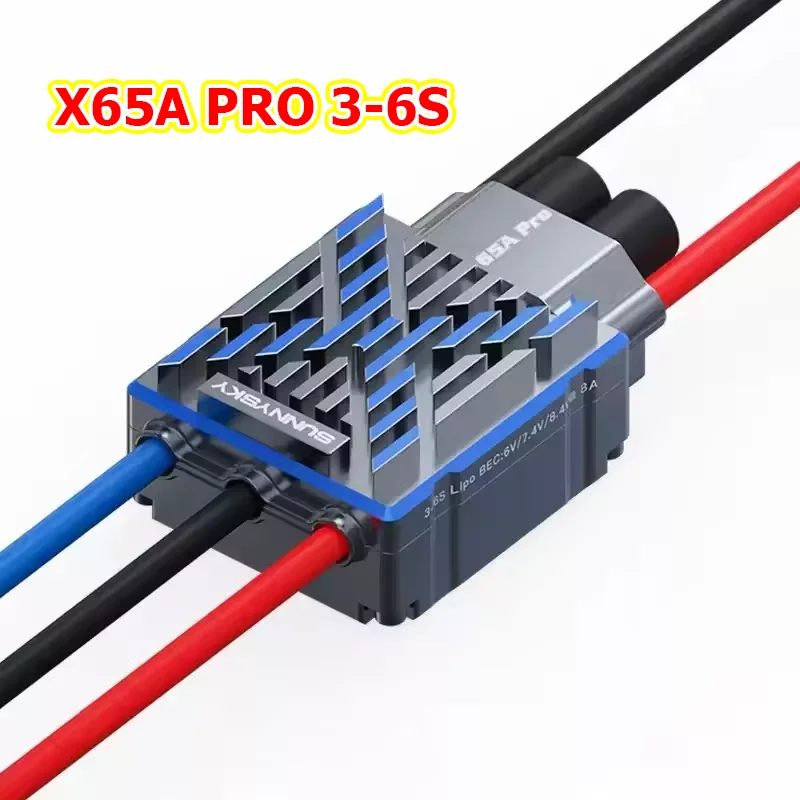 SUNNYSKY X65A PRO Brushless ESC 65A with 5V/6V 10A SBEC High Performance Electronic Speed Controller for RC Multicopter Drone