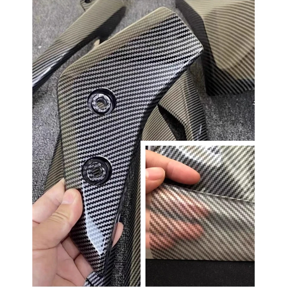 

Silver Carbon Fiber Hydro Dip Film 0.5M Wide - Water Transfer Vinyl for Car Interior DIY Wrap, High Gloss Modification Film 119