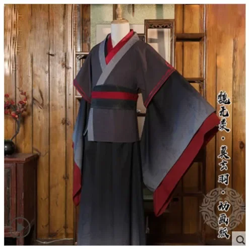 

Grandmaster Of Demonic Cultivation Animation Version Anime Derived Costume Wei Wuxian Mo Xuanyu Cosplay Costume Han Fu Halloween