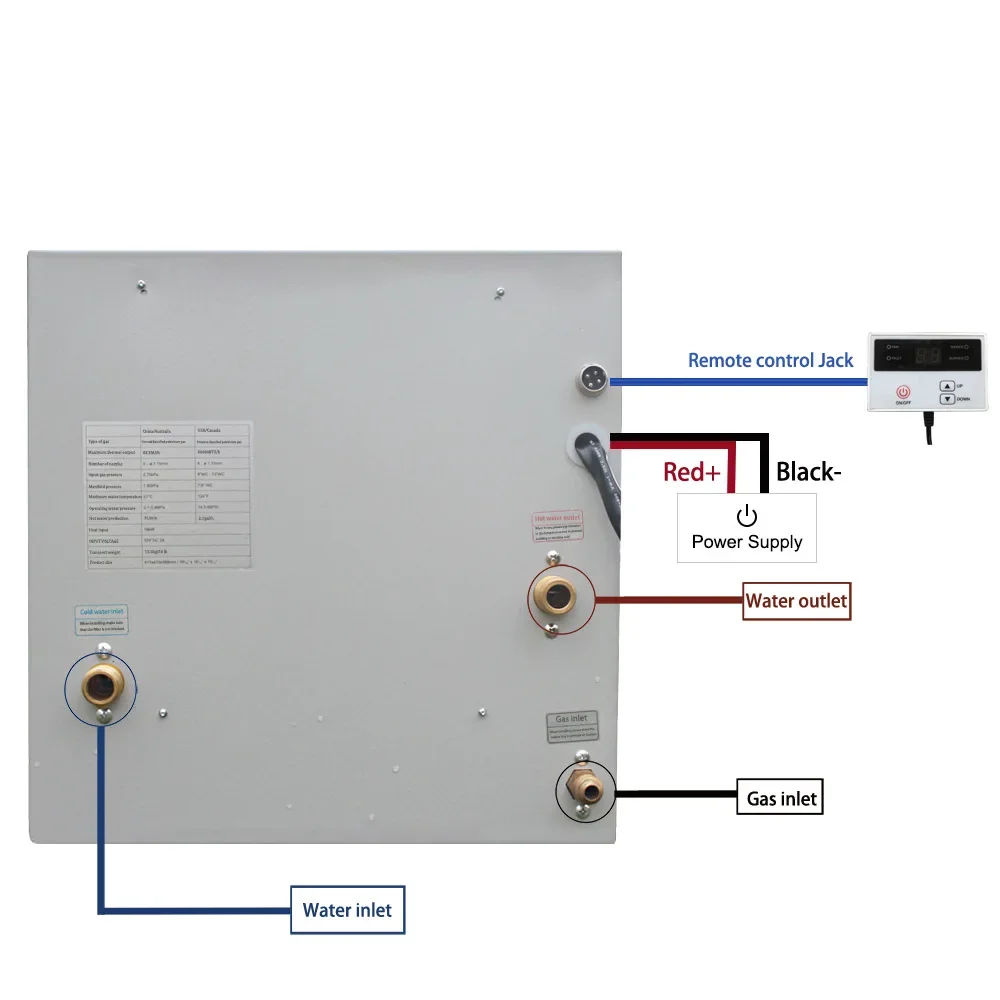 Versatile RV Water Heater Tankless Design for Gas and Electric Options Perfect for Caravans