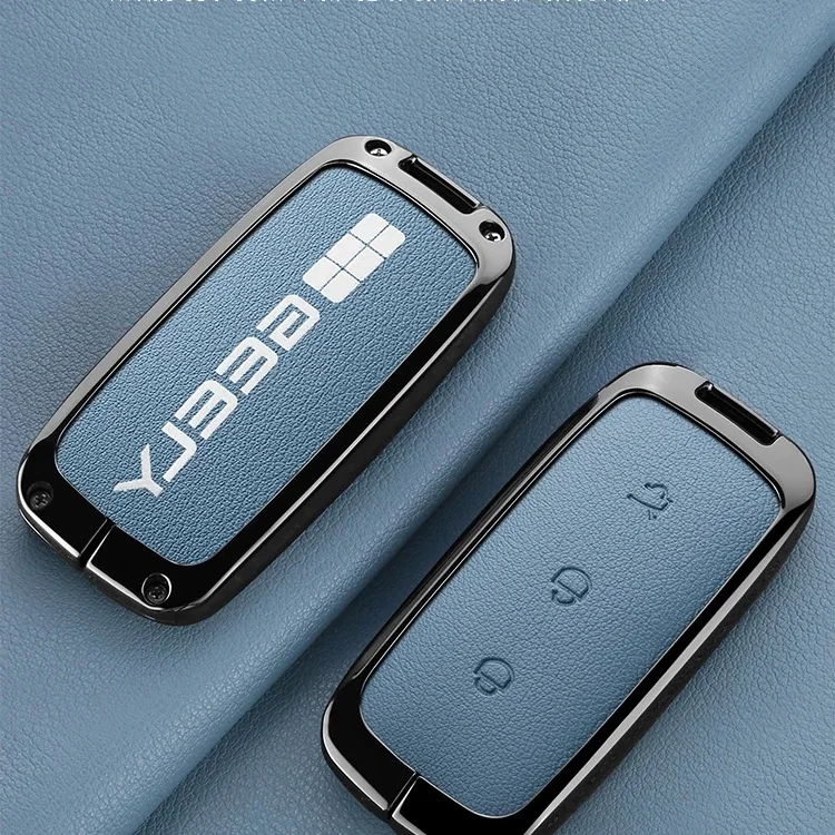 Funda Protectora de Aleación de Zinc para Llave de Coche Geely EX5 Galaxy E5 Proton e.MAS 7 2025 2024, Accesorio Interior para Coche