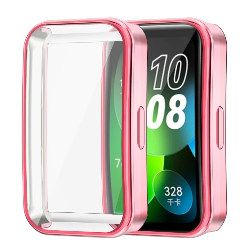 Shockproof Case for Huawei Band 8 Screen Protector Bumper-Shell Protective Cover Ultra-Thin Scratched Resistant Housing