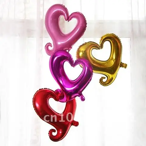 

18 inch heart-shaped helium balloon romantic hook Heart foil balloons wedding Valentine's Day Decoration birthday Heart balloons