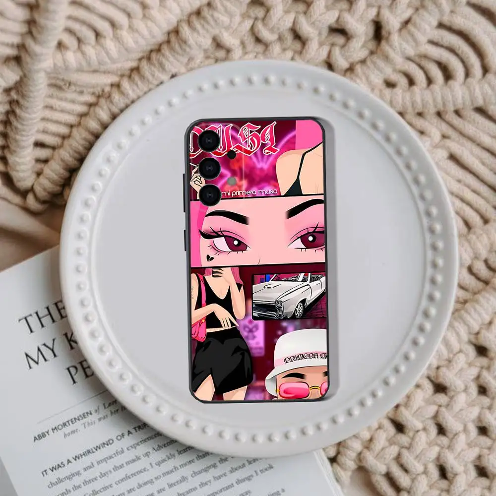 Funda de teléfono O-Omar Courtz Primera Musa para Samsung Galaxy A73,31,32,72,41,53,52,71,22,5G,Note,J7,8,9 funda negra suave