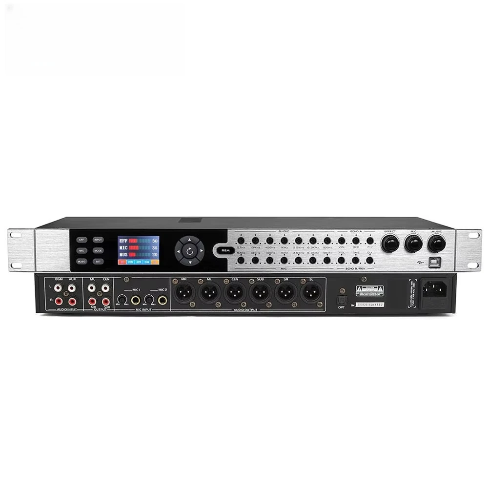Berase KX-7 أفضل سعر وصول جديد تأثيرات معدات Dj الرقمية معالج الصوت DSP