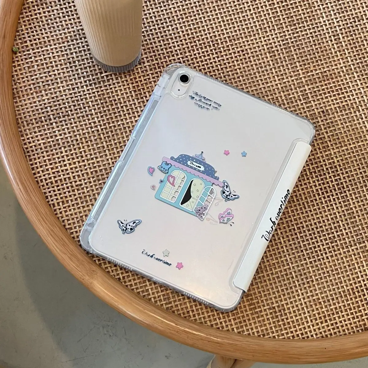 Kawaii Dream House Unicorn Horse For iPad Pro Air 13 11 M5 M4 M3 M2 2 1 11th A16 12.9
