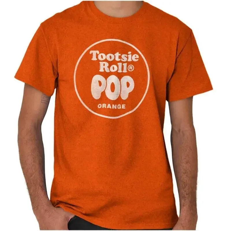 Camiseta con cuello redondo para hombre o mujer de marca Vintage con logotipo de caramelo gráfico Retro de los años 80